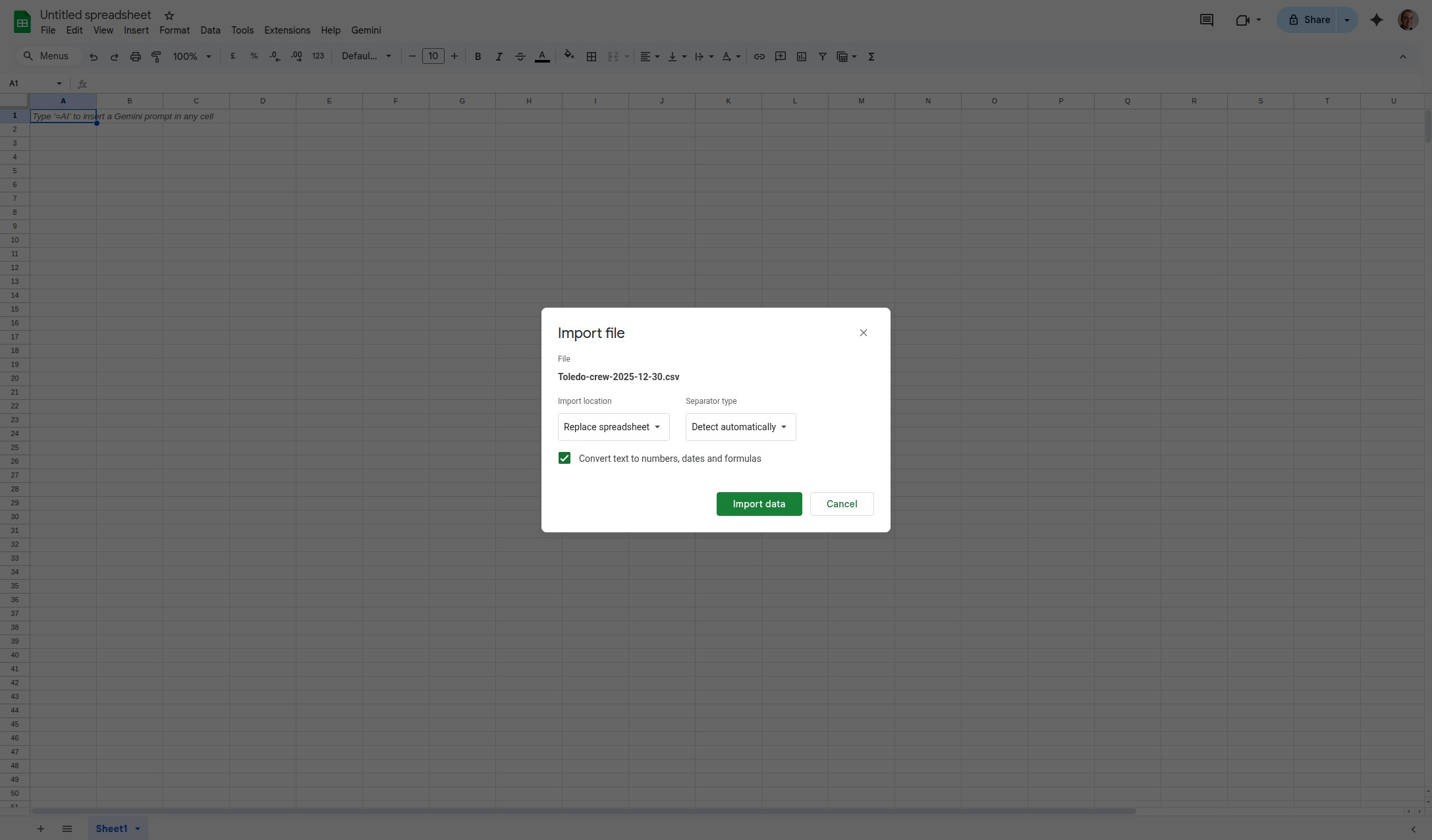 Saving the edited CSV file
