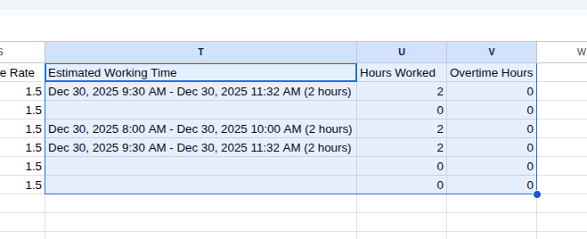 The Upload Crew CSV option in the three dots menu