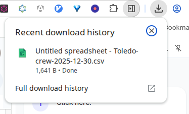 Upload progress indicator